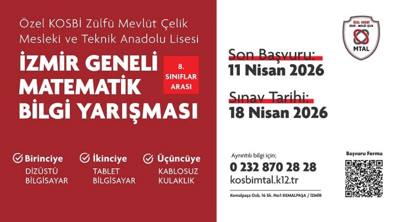 İzmir’de matematik yarışması heyecanı