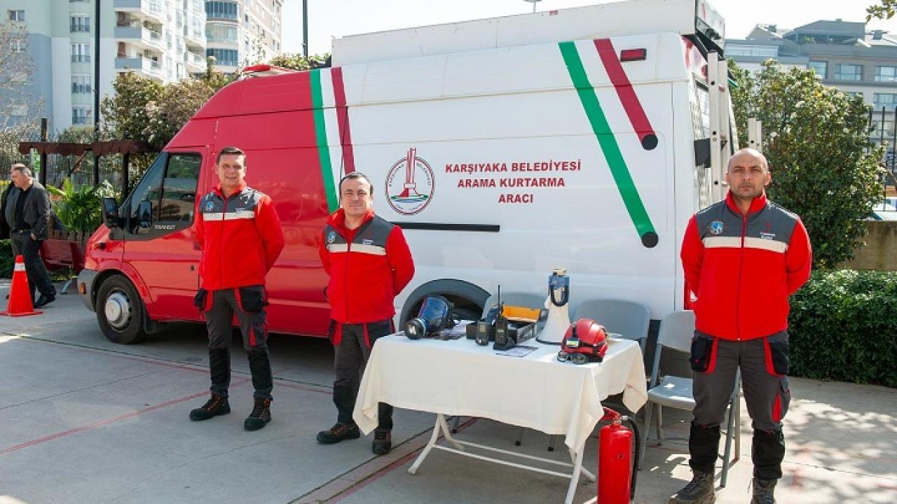 Karşıyaka’da öğrencilere afet eğitimi