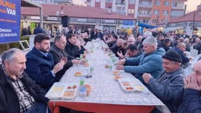 Köprübaşı’nda binlerce kişi gönül sofrasında buluştu