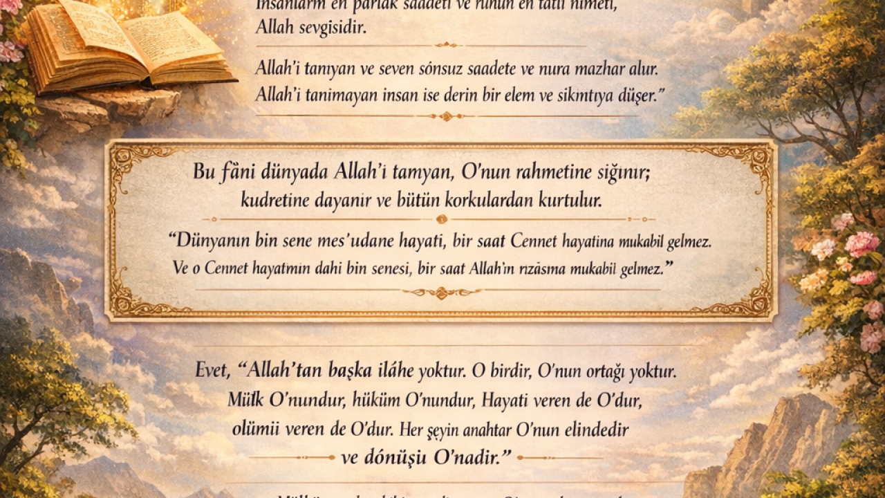 Korkulardan Kurtulmanın Yolu: Allah’ı Tanımak