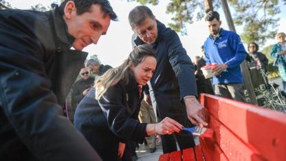 Kültürpark’ta Kadına Şiddete Karşı “Kırmızı Bank”