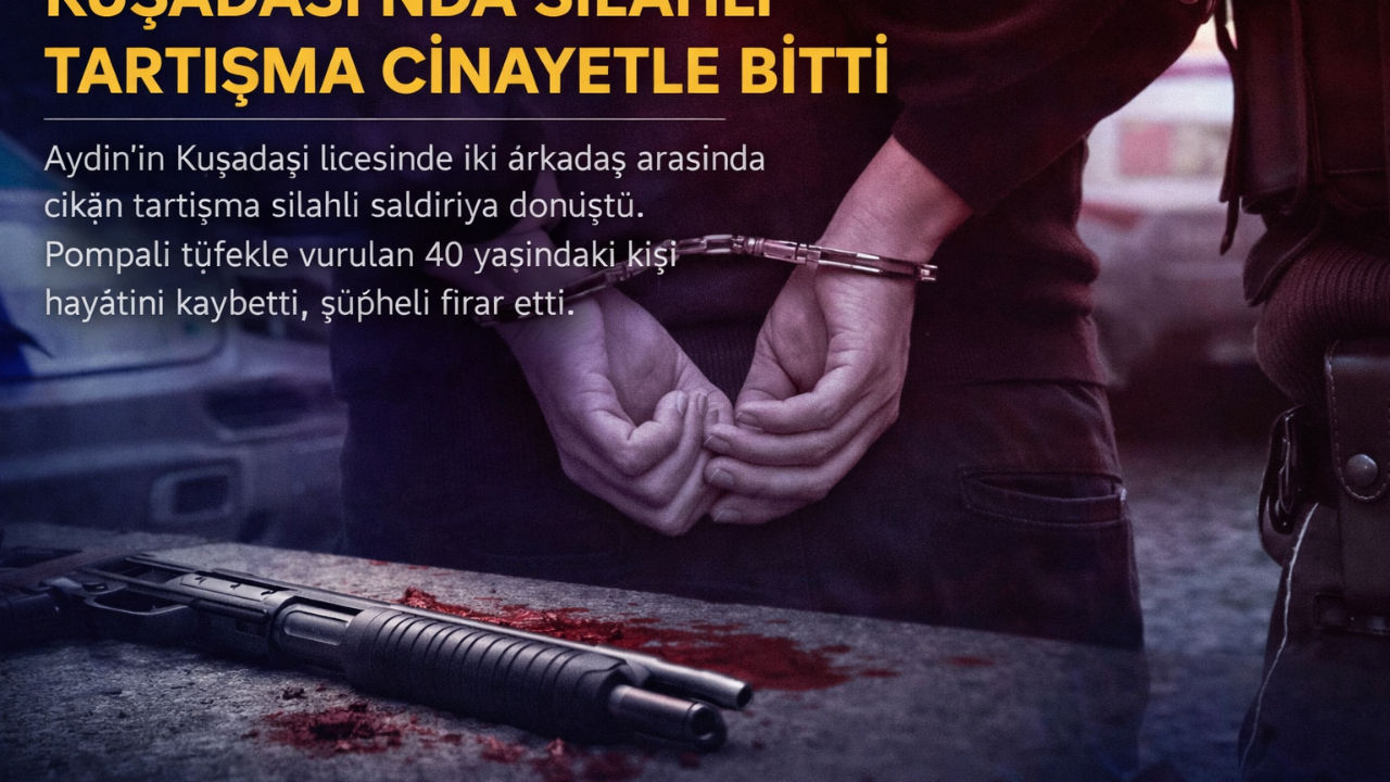 Kuşadası’nda Silahlı Tartışma Cinayetle Bitti