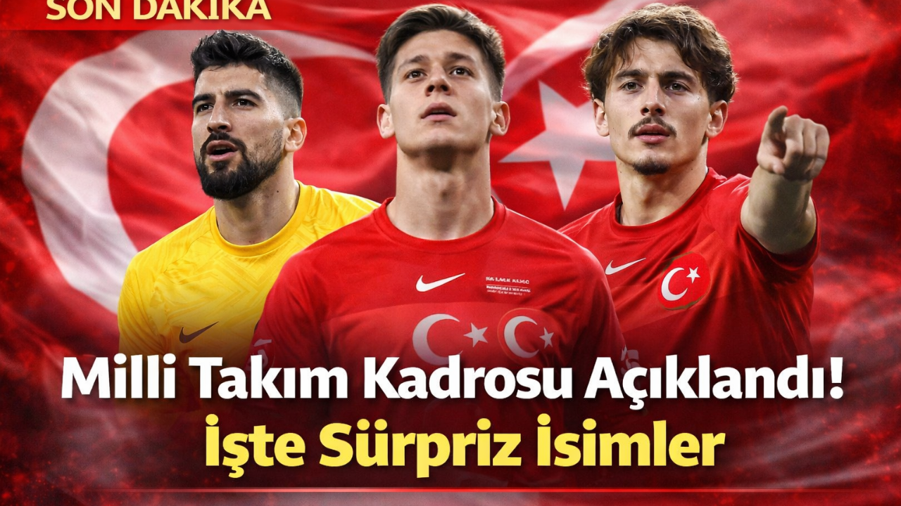 Milli Takım Kadrosu Açıklandı! İşte Sürpriz İsimler