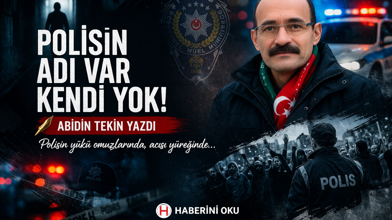 POLİSİN ADI VAR KENDİ YOK!