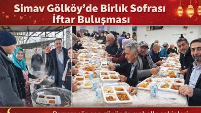 Simav Gölköy’de Birlik Sofrası Kuruldu