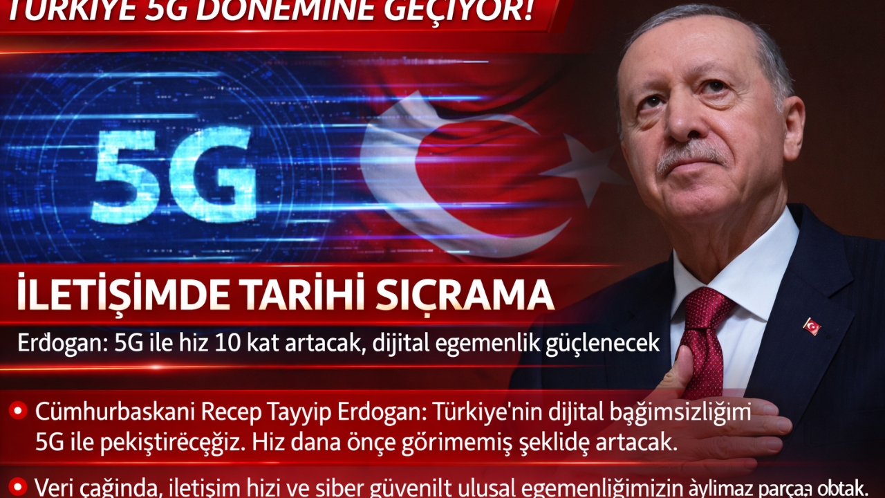 Türkiye 5G’de Yeni Döneme Giriyor!