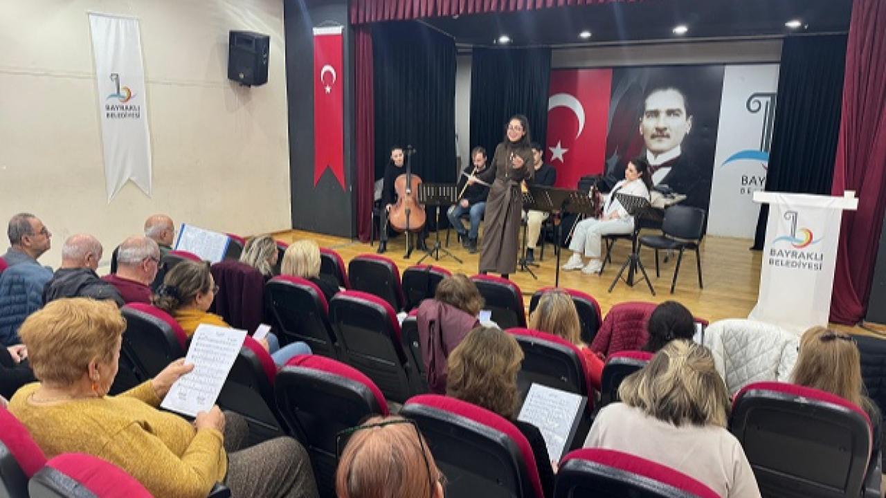 Ücretsiz sanat kursları Bayraklı’da yeni döneme başladı