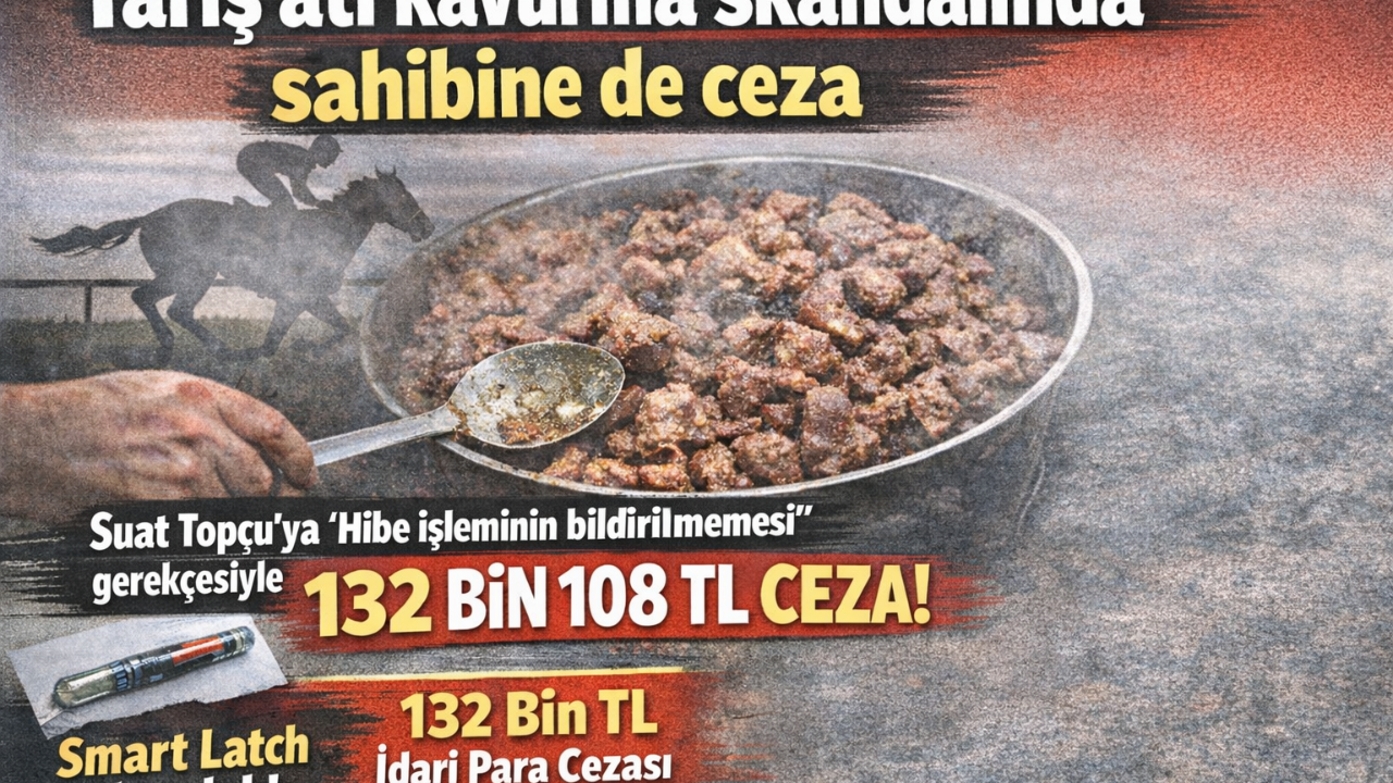 Yarış atı kavurma skandalında sahibine de ceza