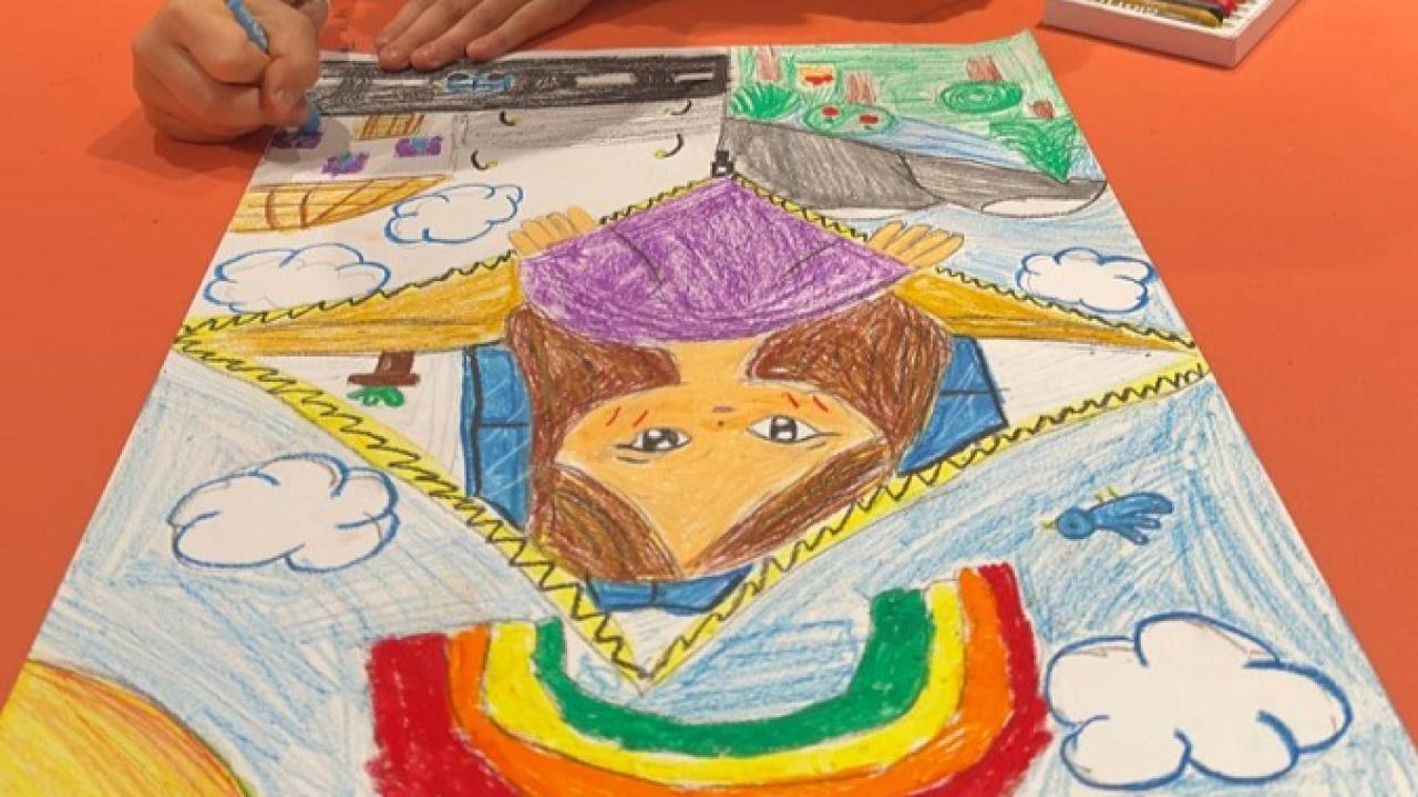 Yaşar Müzesi’nde çocukların hayal dünyası tuvallere yansıdı