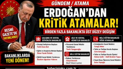 Bakanlıklarda Kritik Değişim!