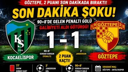 90+8’de Gelen Gol Her Şeyi Değiştirdi