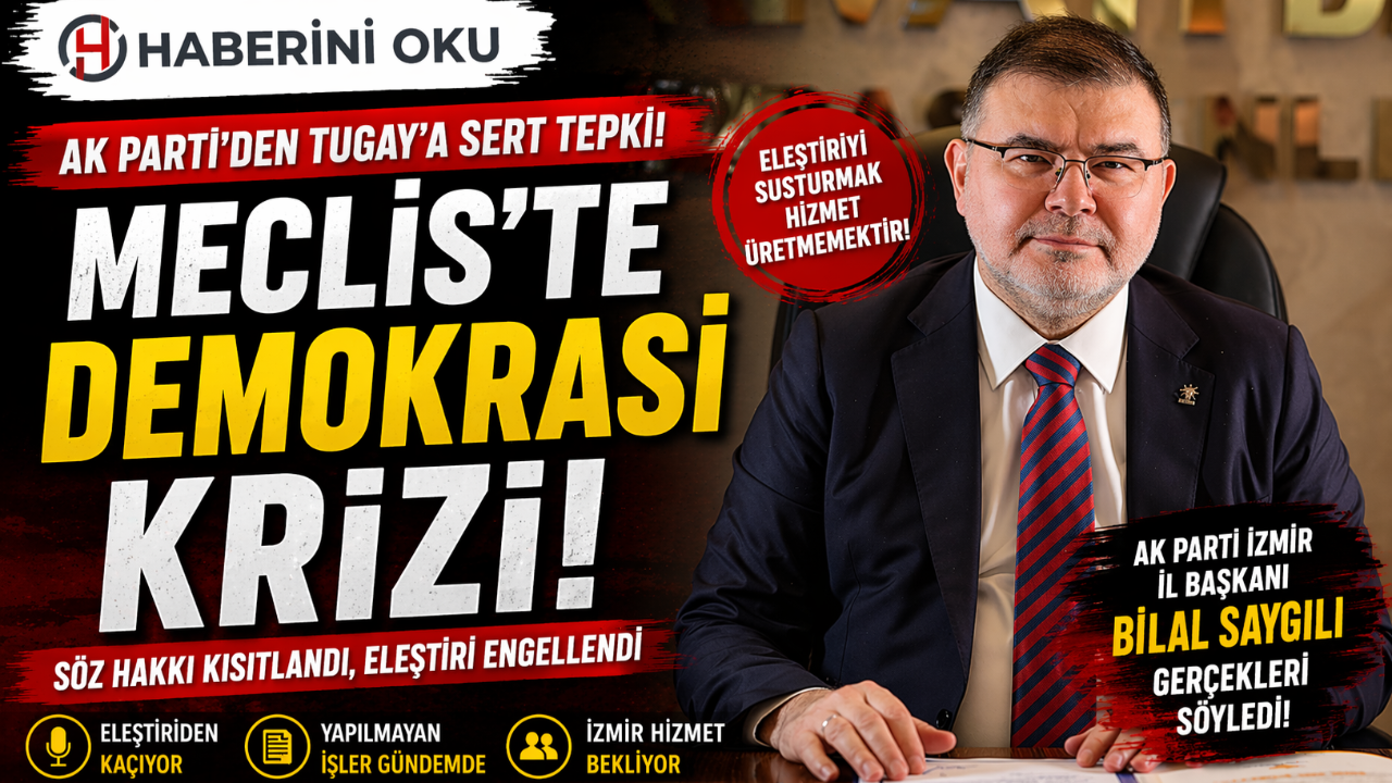 AK Parti’den Tugay’a Sert Demokrasi Tepkisi