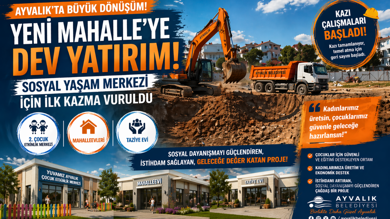 Ayvalık’ta Büyük Dönüşüm Başladı!