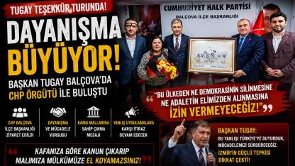 Balçova’da dikkat çeken ziyaret ve mesajlar