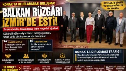 Balkan Rüzgârı İzmir’de Esti