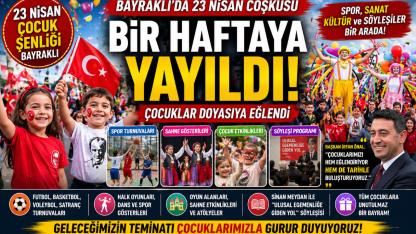 Bayraklı Belediyesi’nden Çocuklara Unutulmaz Bayram