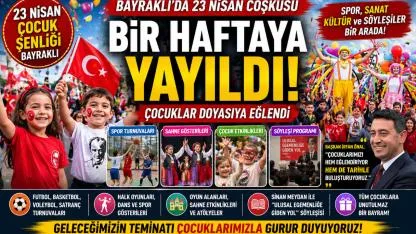 Bayraklı Belediyesi’nden Çocuklara Unutulmaz Bayram