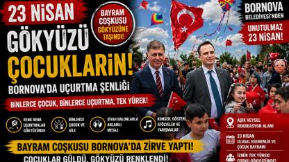 Bornova’da Gökyüzü Şölene Döndü!