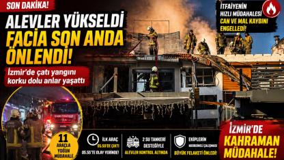 Bostanlı’da Alevler Yükseldi