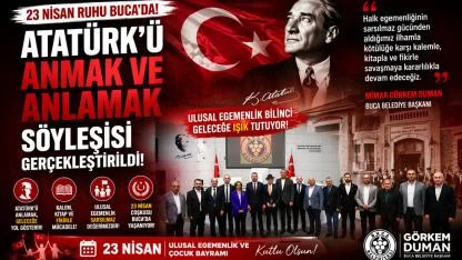 Buca’da 23 Nisan’a Anlam Katan Panel