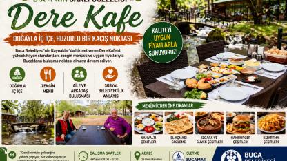 Buca’da doğayla iç içe kaçış noktası