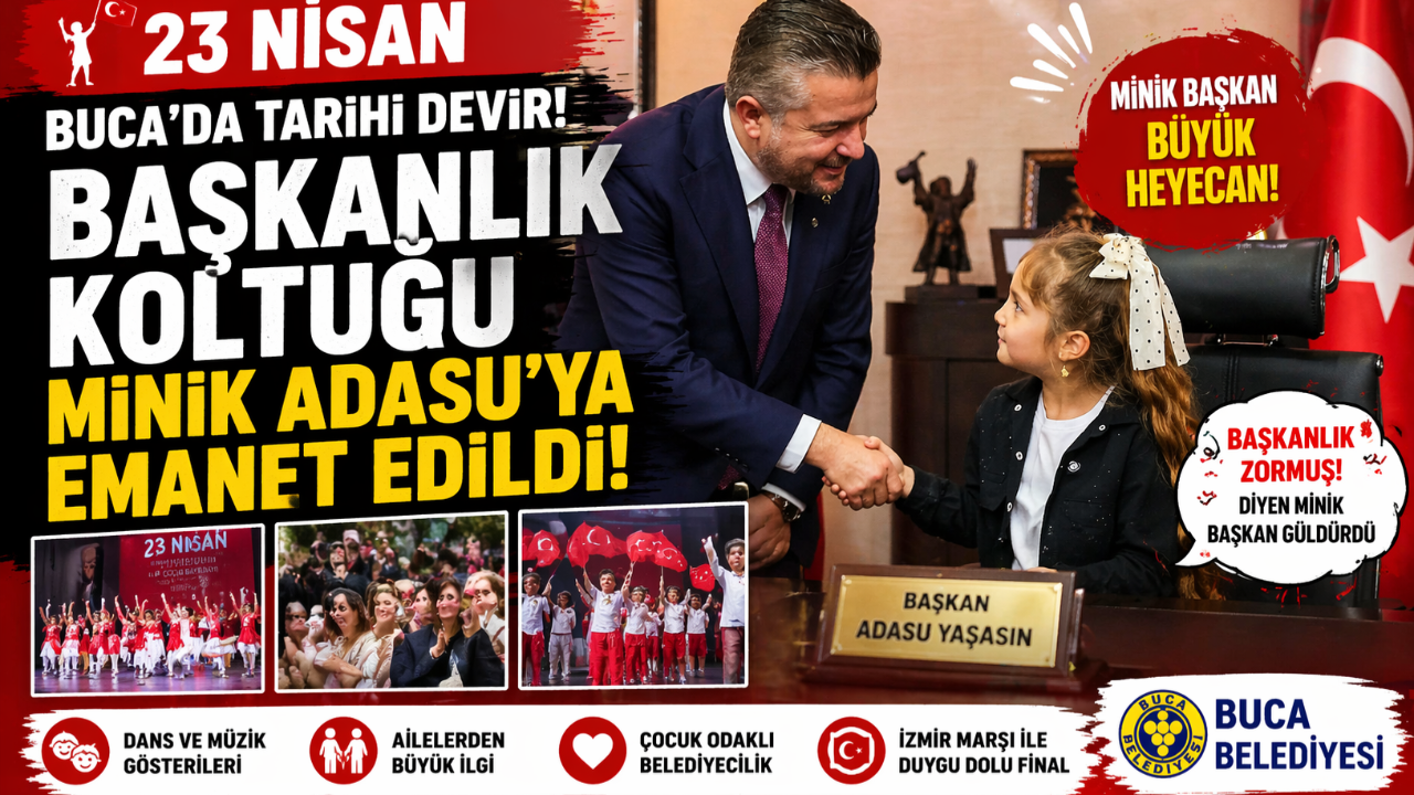 Buca’da koltuk minik başkana geçti