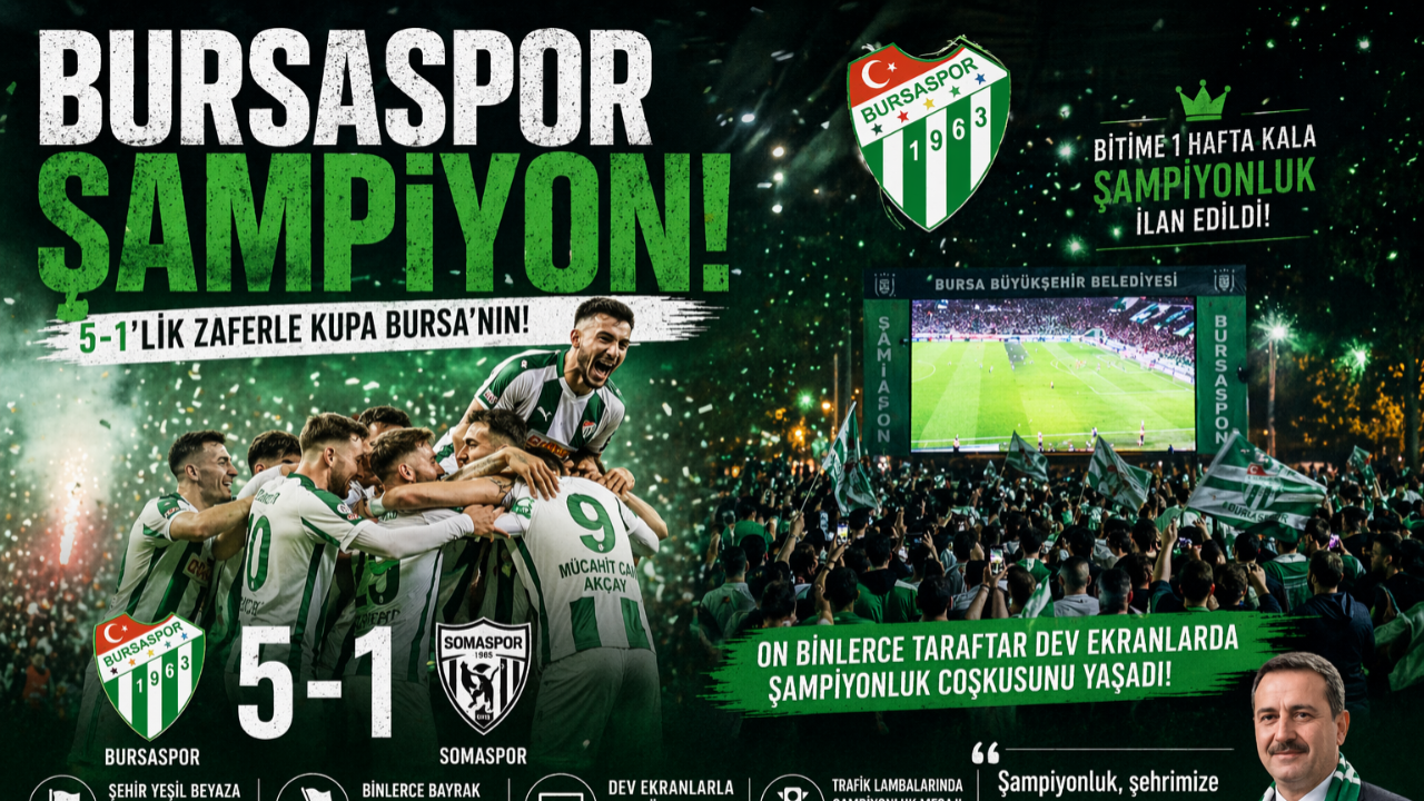 Bursaspor’dan Tarihi Zafer: