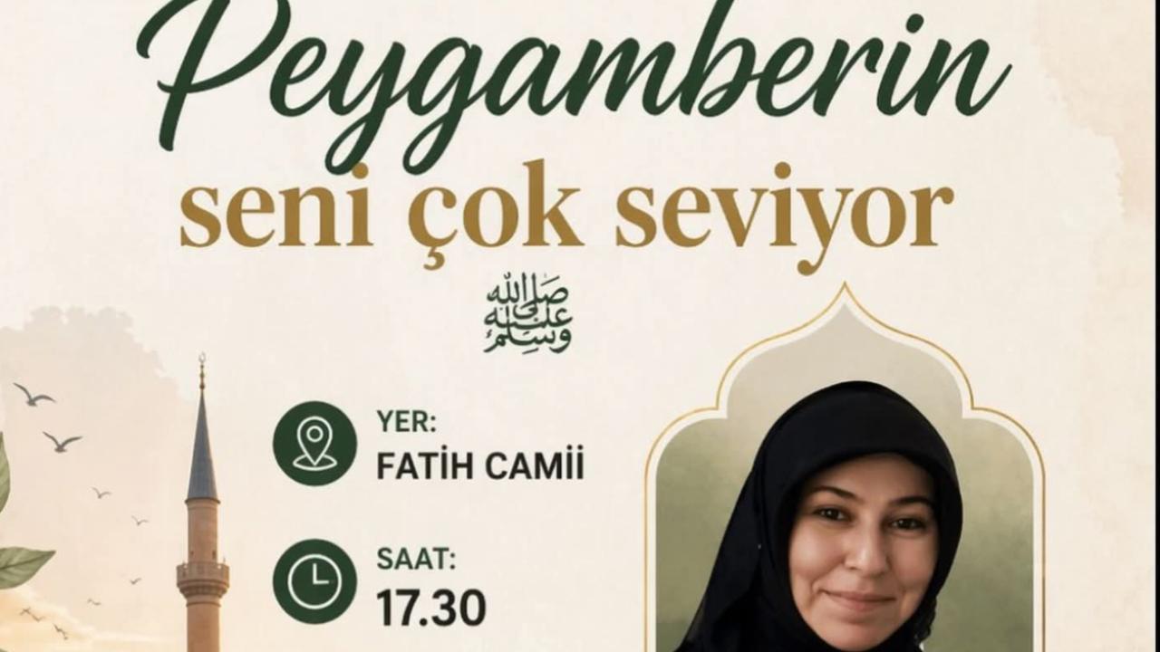Çiğli Müftülüğü’nden Anlamlı Seminer: “Farkında mısın, Peygamberin seni çok seviyor”