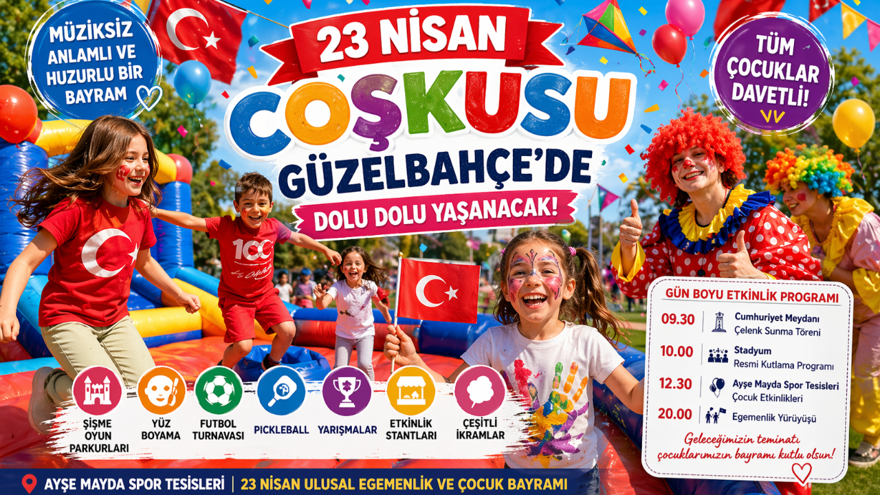 Çocuklar için unutulmaz gün Güzelbahçe’de