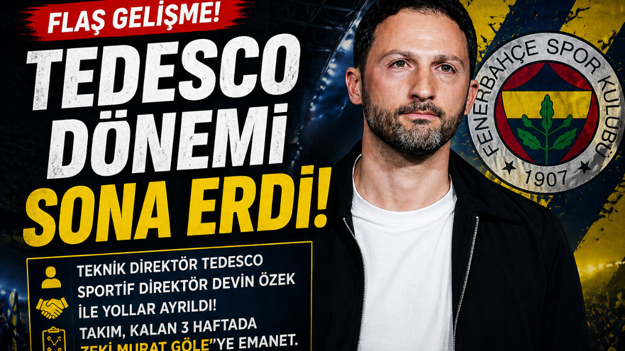 Derbi hezimeti sonrası Tedesco dönemi resmen bitti