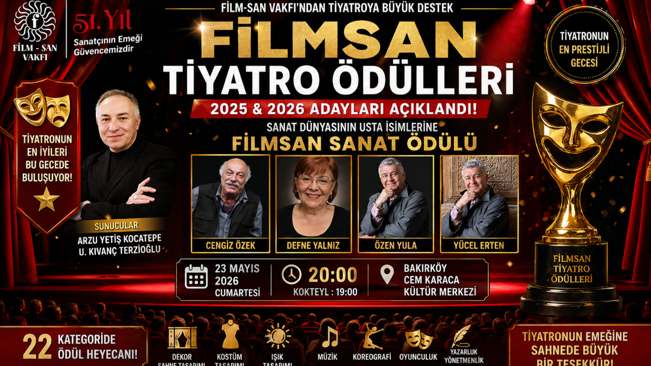 FilmSan Tiyatro Ödülleri’nde Büyük Heyecan