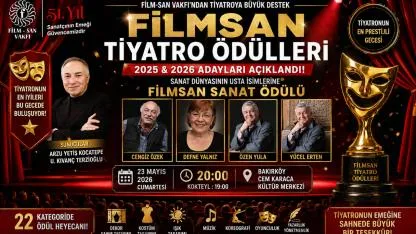 FilmSan Tiyatro Ödülleri’nde Büyük Heyecan