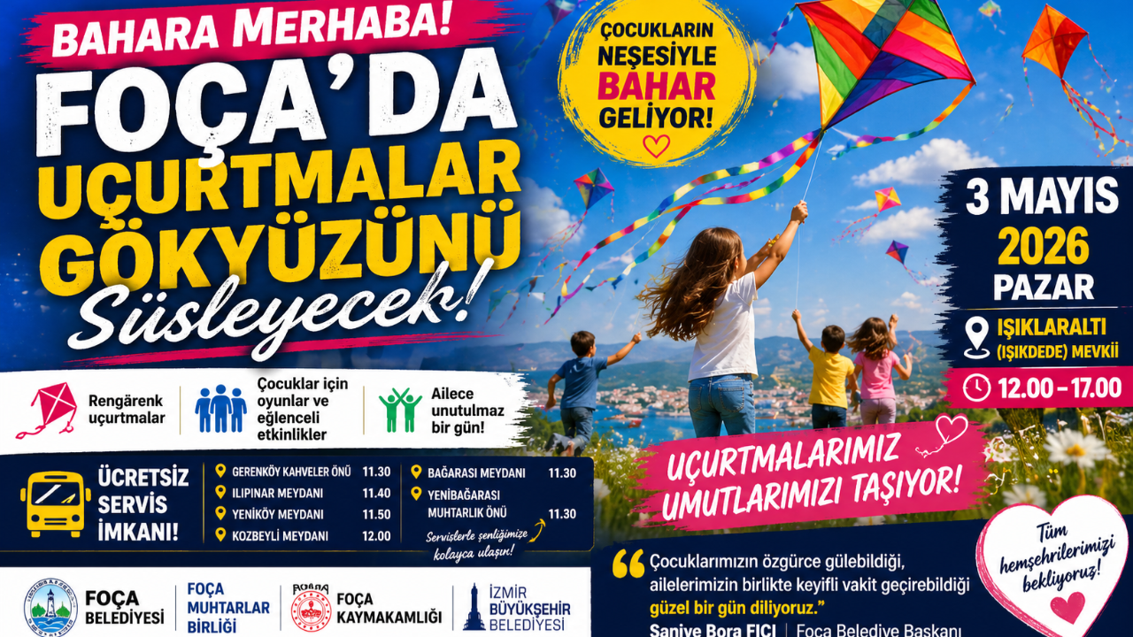 Foça’da Gökyüzü Renkleniyor!