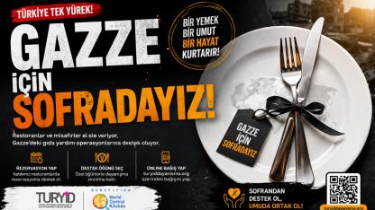 “Gazze İçin Sofradayız” Kampanyası Başladı
