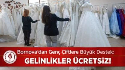 Gelinlikler artık ücretsiz!