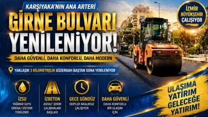 Girne Bulvarı Baştan Sona Yenileniyor