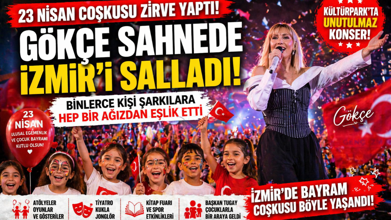 Gökçe sahneye çıktı, İzmir ayağa kalktı