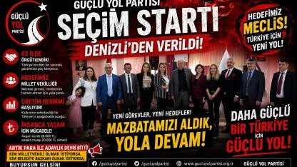 Güçlü Yol Denizli’den Start Verdi