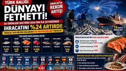 İhracatta Rekor Artış! Türk Balığı Dünyayı Fethetti
