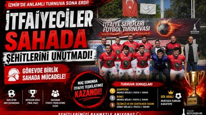 İtfaiyeciler Sahada Şehitlerini Unutmadı!