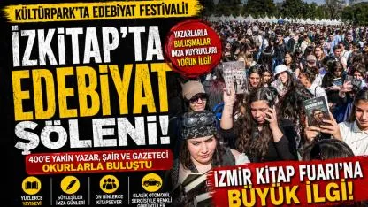 İZKİTAP’ta izdiham! Okurlar yazarlara akın etti