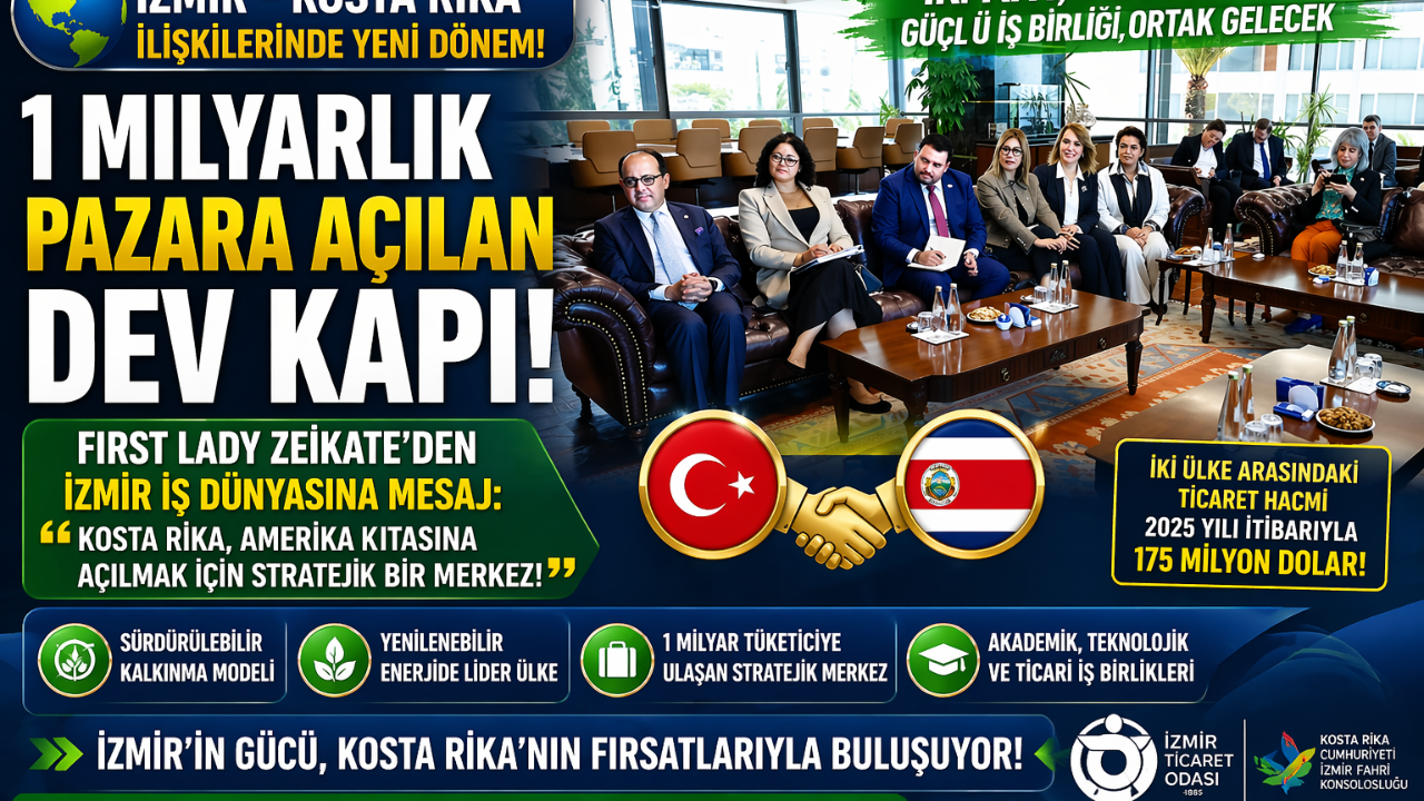 İzmir iş dünyasına yeni rota: Kosta Rika