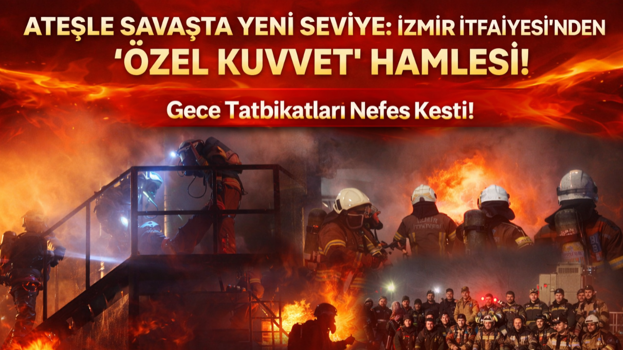 İzmir İtfaiyesi’nden “Özel Kuvvet” Hamlesi!