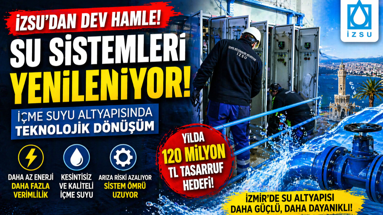 İzmir’de içme suyu sistemi baştan yazılıyor