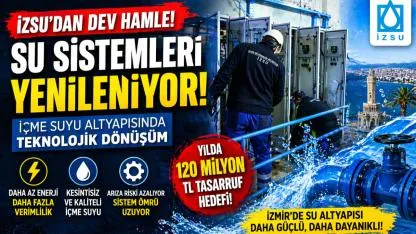 İzmir’de içme suyu sistemi baştan yazılıyor