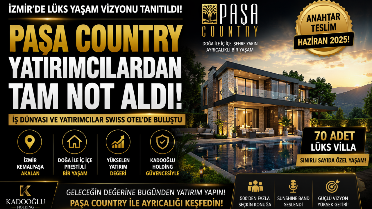 İzmir’de Lüks Yaşam Vizyonu Tanıtıldı