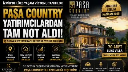 İzmir’de Lüks Yaşam Vizyonu Tanıtıldı