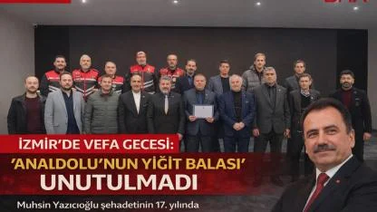 İzmir’de Unutulmayan Lider İçin Anlamlı Program