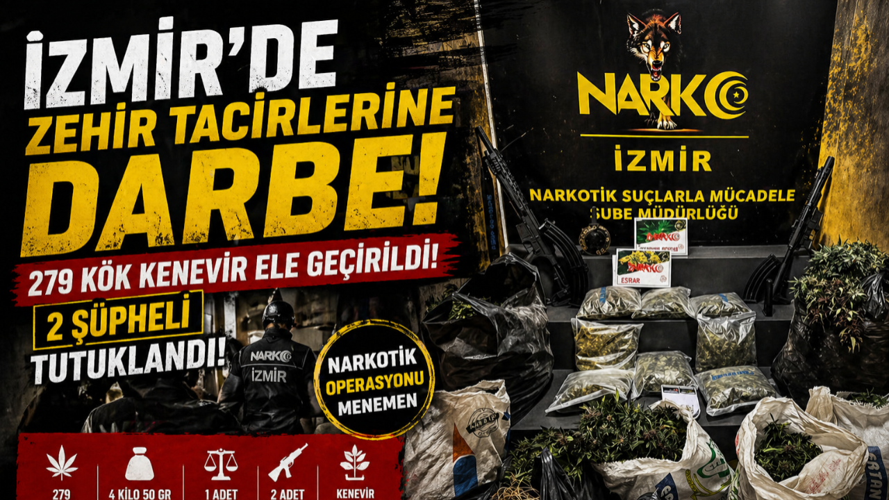 İzmir’de Zehir Tacirlerine Büyük Darbe!