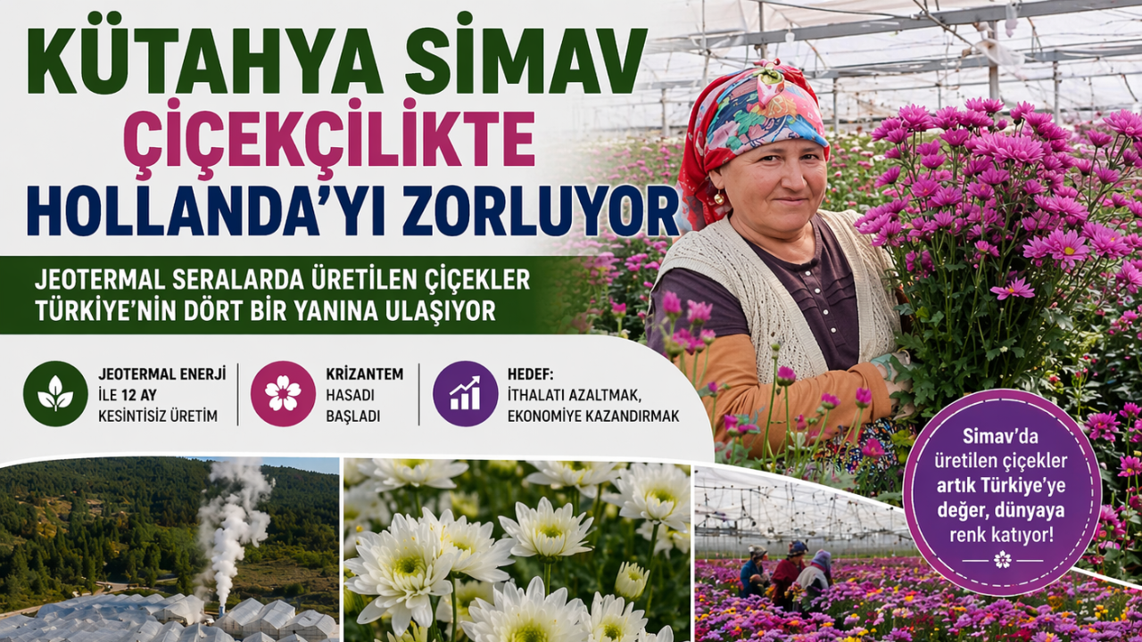 “Jeotermal Güçle Çiçek Devrimi